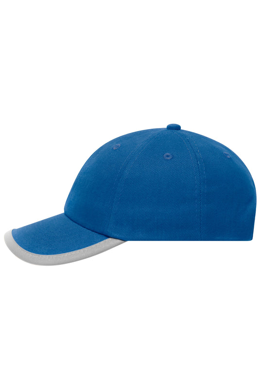 Originelles 6 Panel Cap mit reflektierender Schildeinfassung (ohne Schutzfunktion/keine PSA) - MB6192