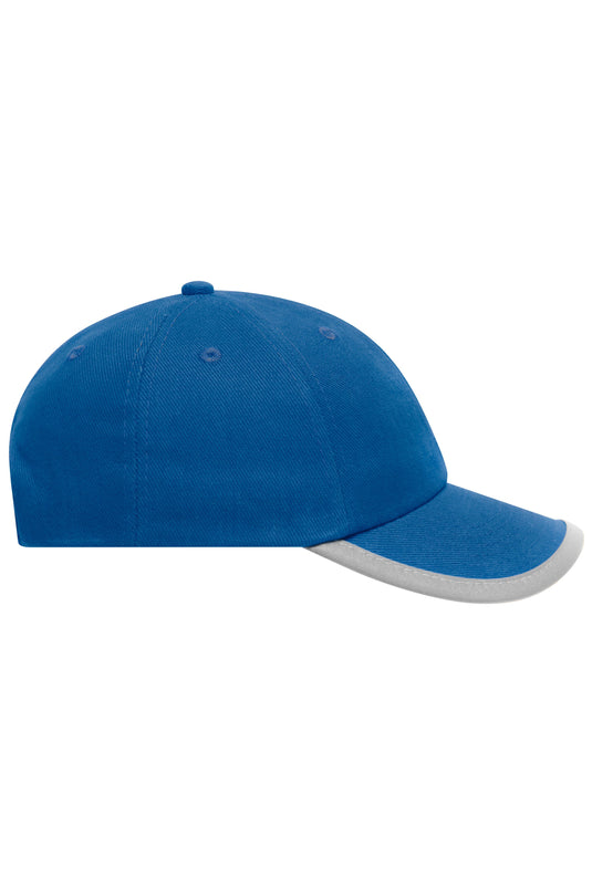 Originelles 6 Panel Cap mit reflektierender Schildeinfassung (ohne Schutzfunktion/keine PSA) - MB6192