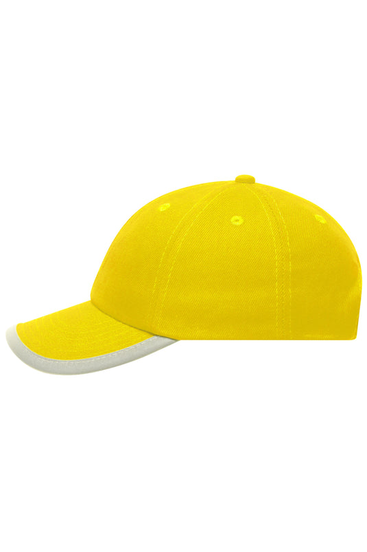 Originelles 6 Panel Cap mit reflektierender Schildeinfassung (ohne Schutzfunktion/keine PSA) - MB6192