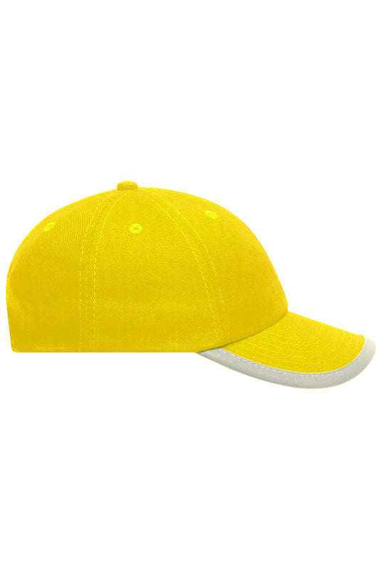 Originelles 6 Panel Cap mit reflektierender Schildeinfassung (ohne Schutzfunktion/keine PSA) - MB6192