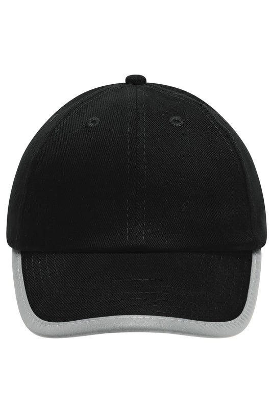 Originelles 6 Panel Cap mit reflektierender Schildeinfassung ( ohne Schutzfunktion/keine PSA ) - MB6193