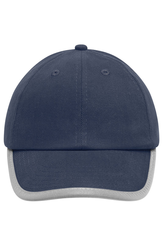 Originelles 6 Panel Cap mit reflektierender Schildeinfassung ( ohne Schutzfunktion/keine PSA ) - MB6193