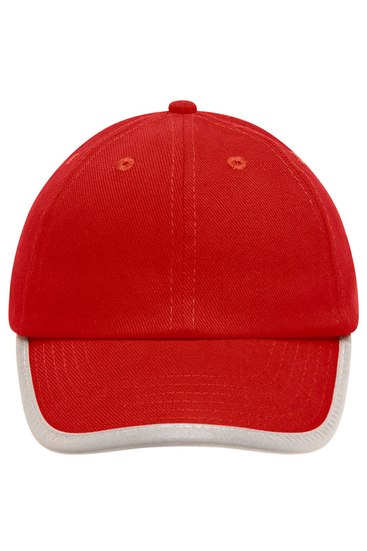 Originelles 6 Panel Cap mit reflektierender Schildeinfassung ( ohne Schutzfunktion/keine PSA ) - MB6193