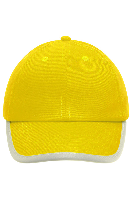 Originelles 6 Panel Cap mit reflektierender Schildeinfassung ( ohne Schutzfunktion/keine PSA ) - MB6193