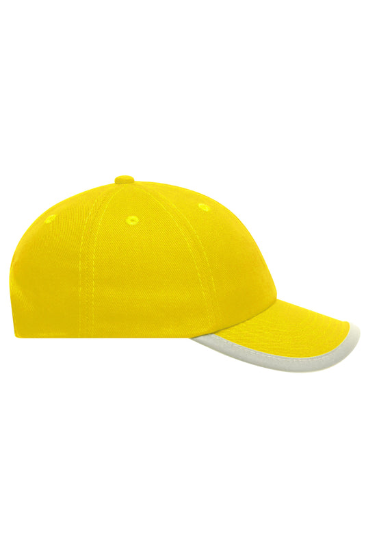 Originelles 6 Panel Cap mit reflektierender Schildeinfassung ( ohne Schutzfunktion/keine PSA ) - MB6193