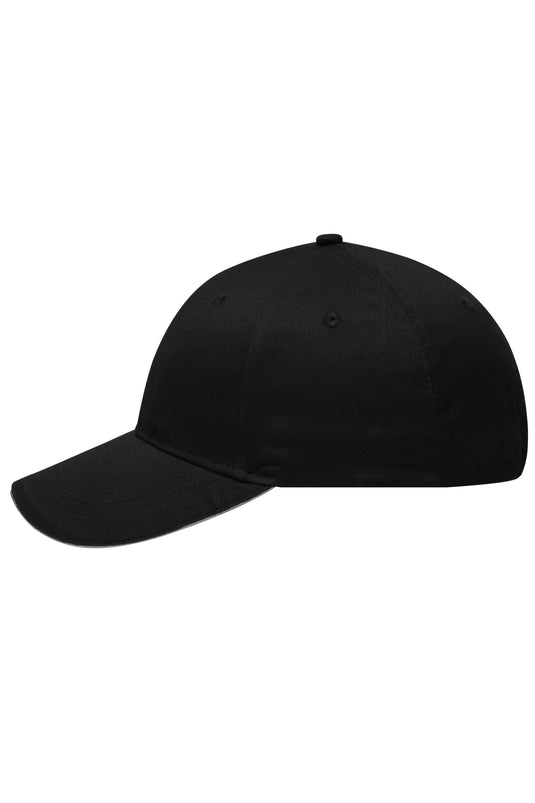 6 Panel Sandwich Cap mit gebürsteter Oberfläche - MB6212