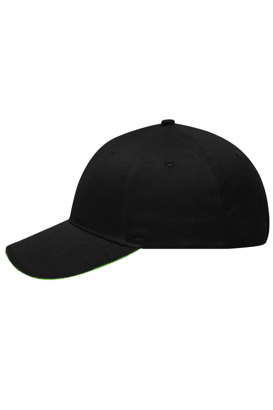 6 Panel Sandwich Cap mit gebürsteter Oberfläche - MB6212