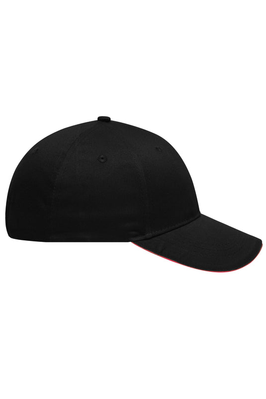 6 Panel Sandwich Cap mit gebürsteter Oberfläche - MB6212