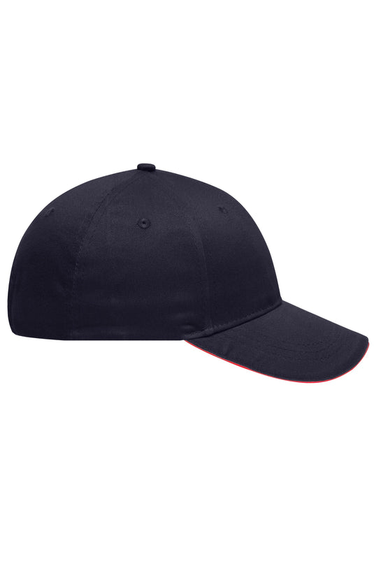 6 Panel Sandwich Cap mit gebürsteter Oberfläche - MB6212