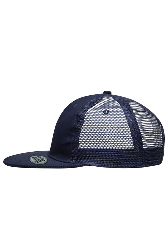 6 Panel Mesh Cap mit flachem Schild - MB6509