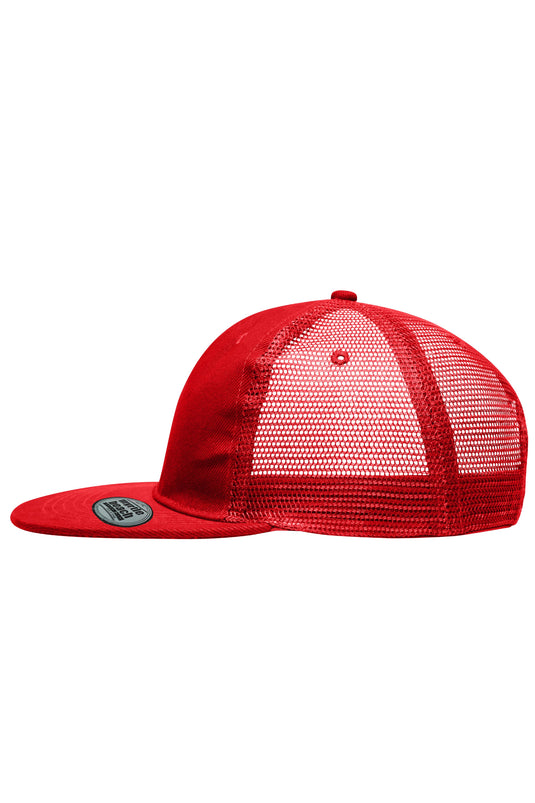 6 Panel Mesh Cap mit flachem Schild - MB6509