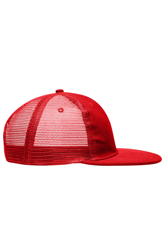 6 Panel Mesh Cap mit flachem Schild - MB6509