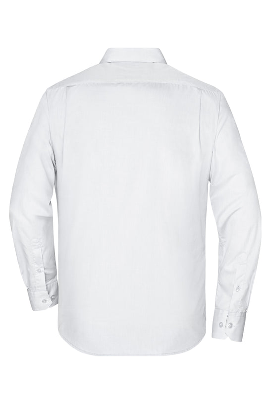 Modisches Shirt mit Karo-Einsätzen an Kragen und Manschette - JN619