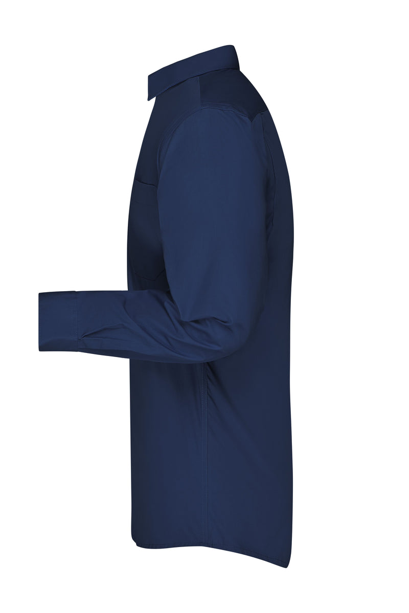 Laden Sie das Bild in Galerie -Viewer, Klassisches Shirt aus strapazierfähigem Mischgewebe - JN642
