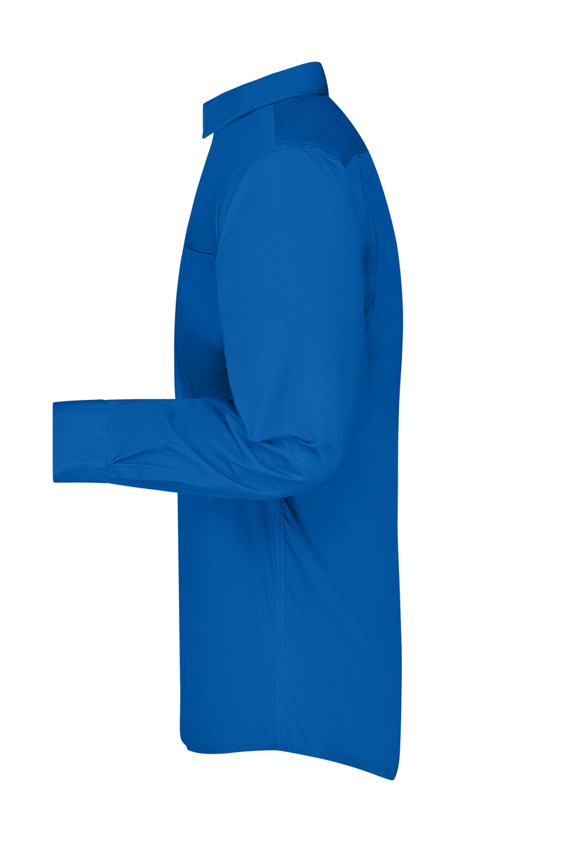 Laden Sie das Bild in Galerie -Viewer, Klassisches Shirt aus strapazierfähigem Mischgewebe - JN642
