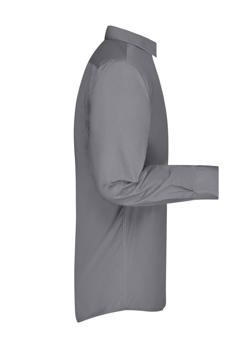 Laden Sie das Bild in Galerie -Viewer, Klassisches Shirt aus strapazierfähigem Mischgewebe - JN642
