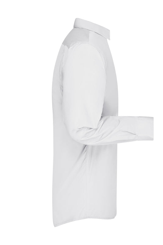 Klassisches Shirt aus strapazierfähigem Mischgewebe - JN642