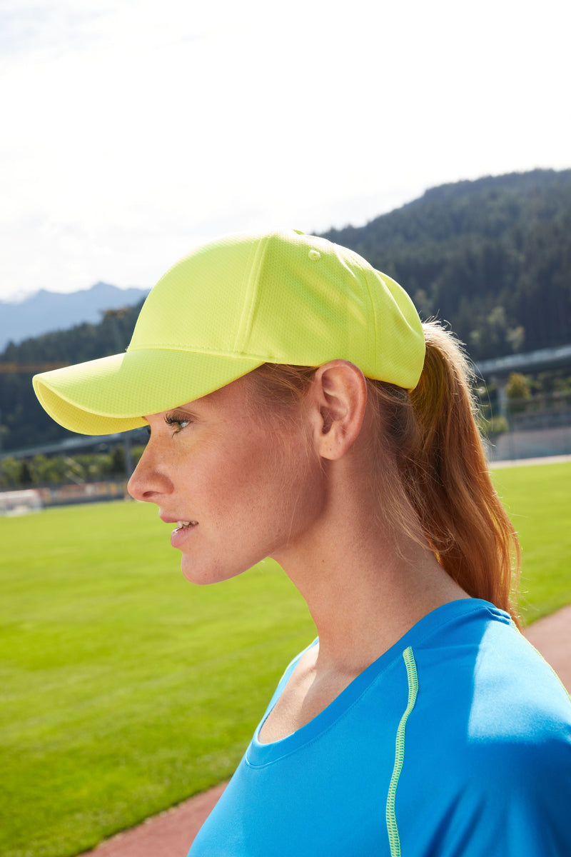 Laden Sie das Bild in Galerie -Viewer, Sportliche 6 Panel Cap aus weichem Meshmaterial - MB6214

