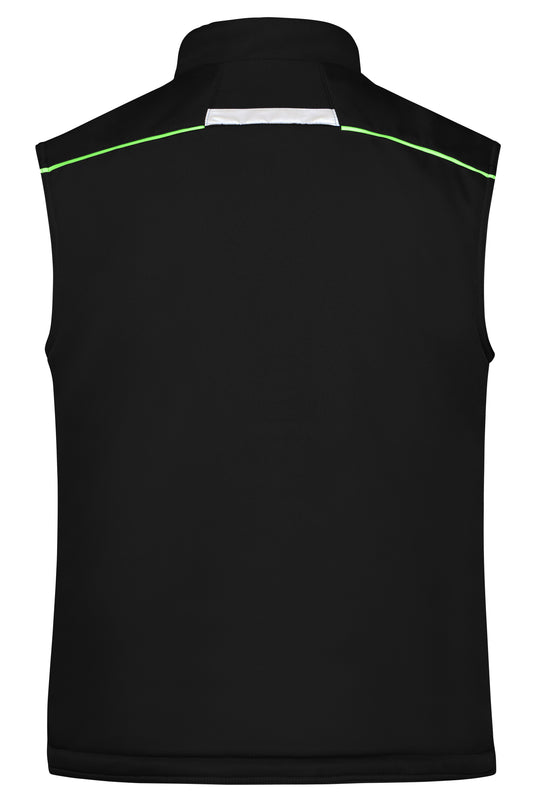 Funktionelle Softshell Weste mit warmem Innenfutter - JN854