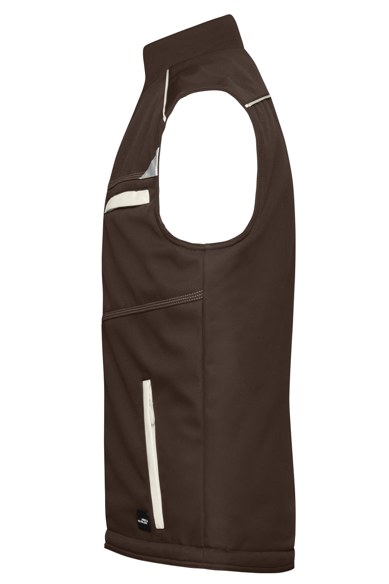 Laden Sie das Bild in Galerie -Viewer, Funktionelle Softshell Weste mit warmem Innenfutter - JN854
