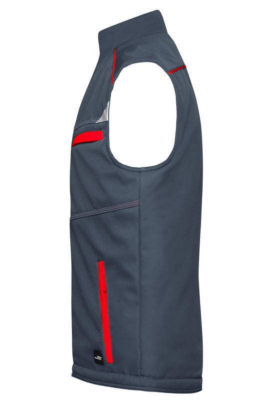 Funktionelle Softshell Weste mit warmem Innenfutter - JN854