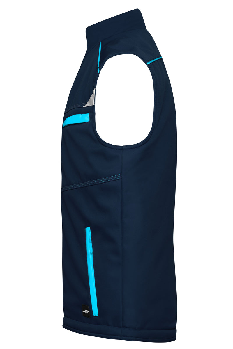 Laden Sie das Bild in Galerie -Viewer, Funktionelle Softshell Weste mit warmem Innenfutter - JN854
