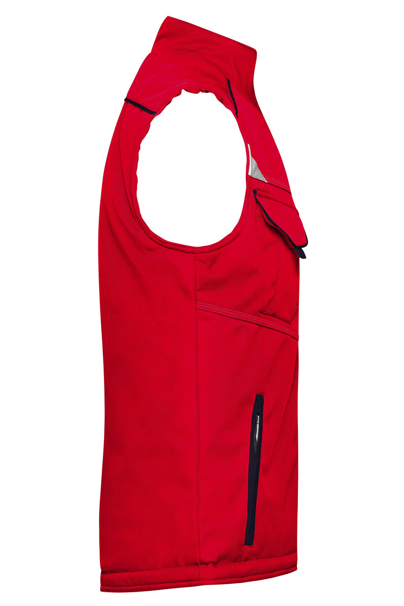Laden Sie das Bild in Galerie -Viewer, Funktionelle Softshell Weste mit warmem Innenfutter - JN854
