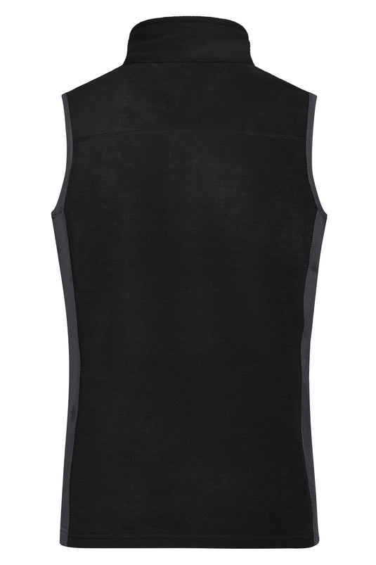 Strapazierfähige Fleece Weste im Materialmix - JN855