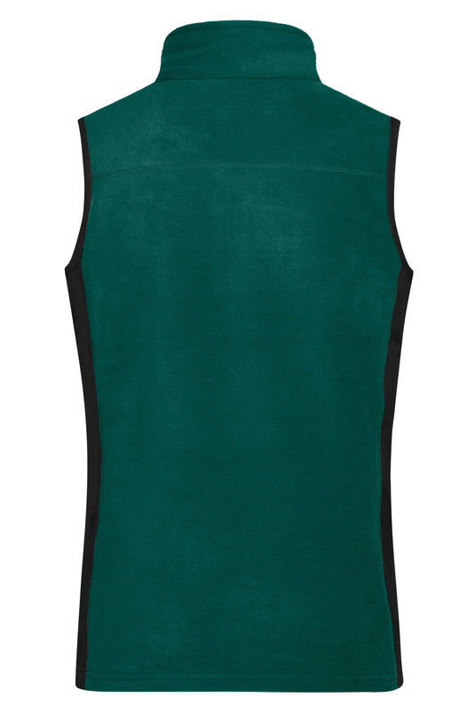 Strapazierfähige Fleece Weste im Materialmix - JN855