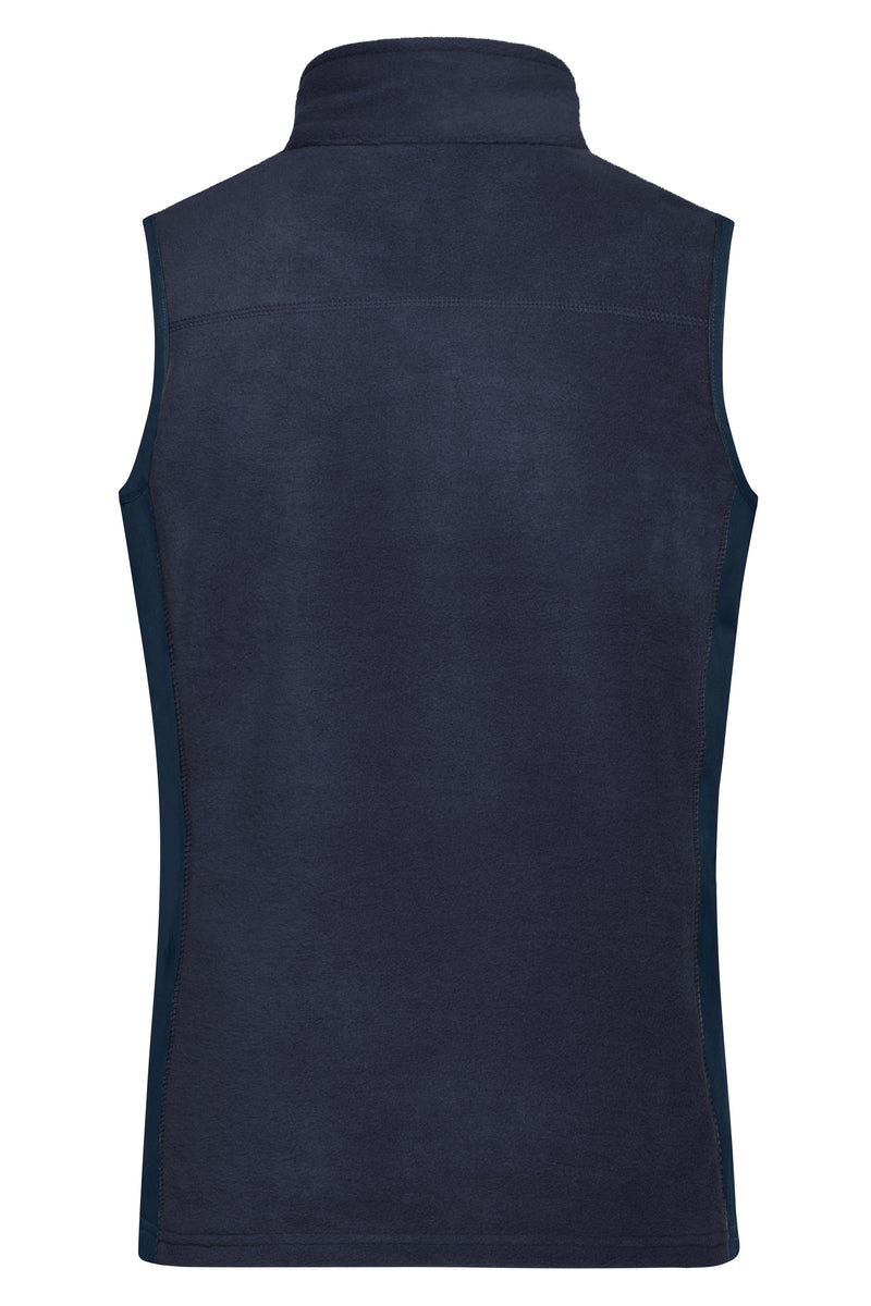 Laden Sie das Bild in Galerie -Viewer, Strapazierfähige Fleece Weste im Materialmix - JN855
