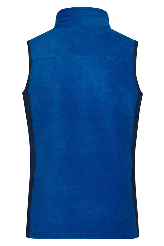 Strapazierfähige Fleece Weste im Materialmix - JN855