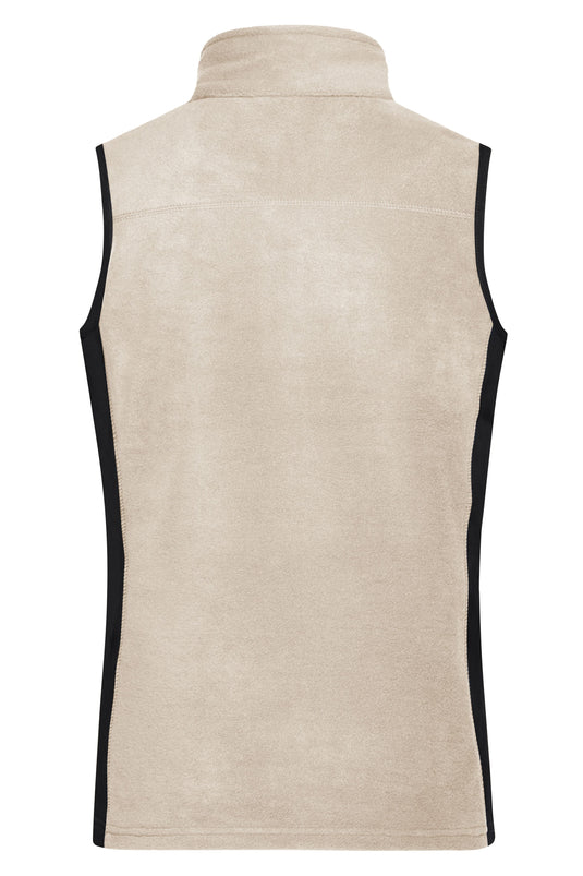 Strapazierfähige Fleece Weste im Materialmix - JN855