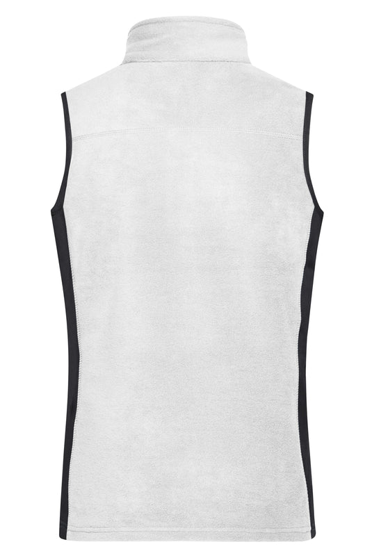 Strapazierfähige Fleece Weste im Materialmix - JN855