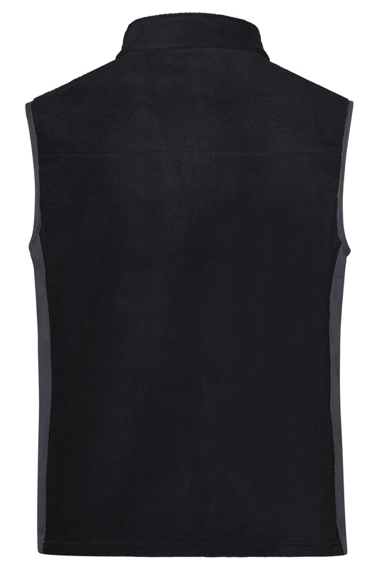 Strapazierfähige Fleece Weste im Materialmix - JN856