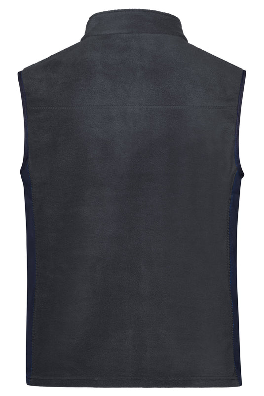 Strapazierfähige Fleece Weste im Materialmix - JN856