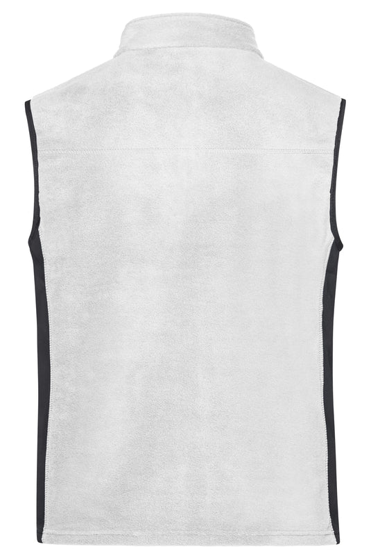 Strapazierfähige Fleece Weste im Materialmix - JN856