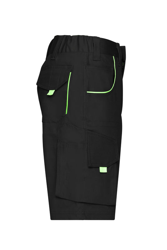 Funktionelle kurze Hose im sportlichen Look mit hochwertigen Details - JN872
