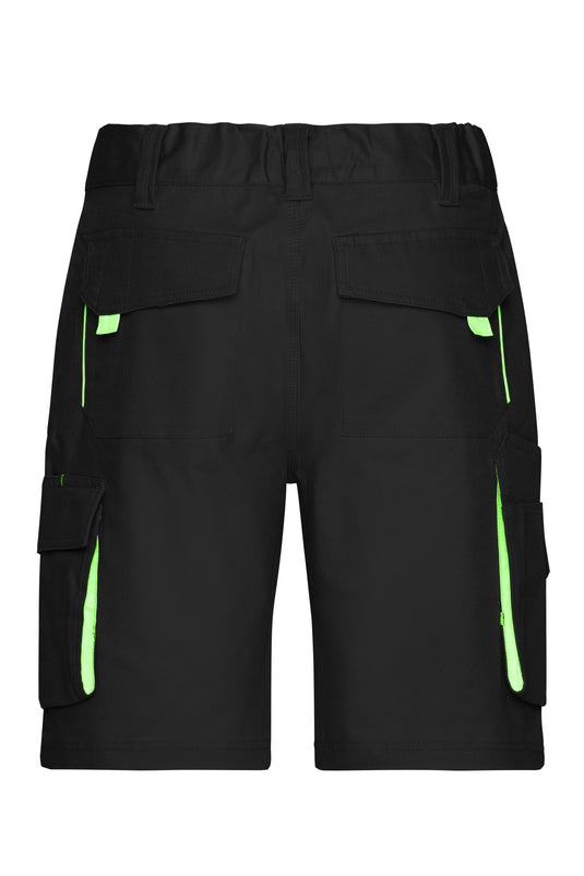 Funktionelle kurze Hose im sportlichen Look mit hochwertigen Details - JN872