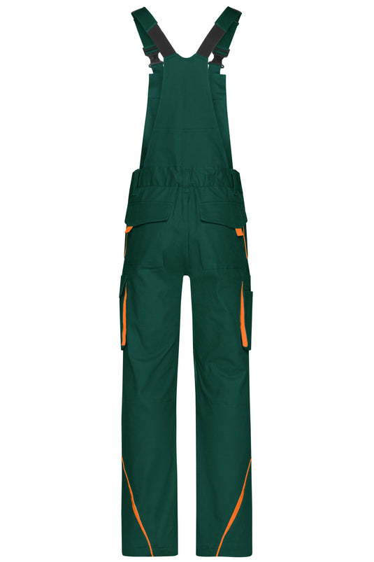 Funktionelle Latzhose im sportlichen Look mit hochwertigen Details - JN848