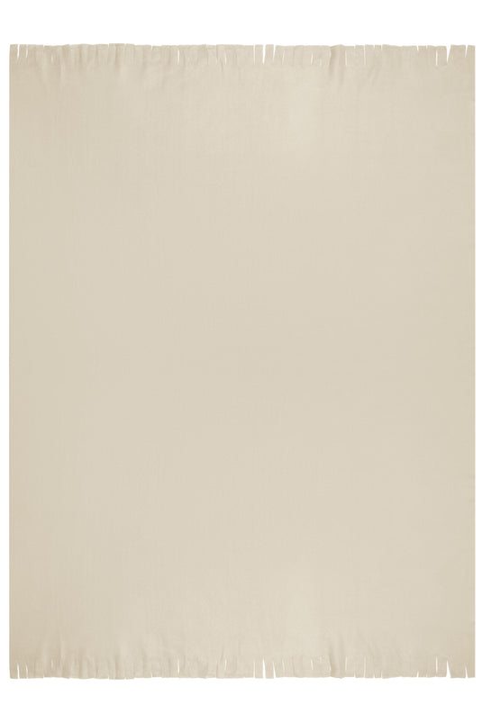 Fleecedecke mit edlen Fransen - JN956