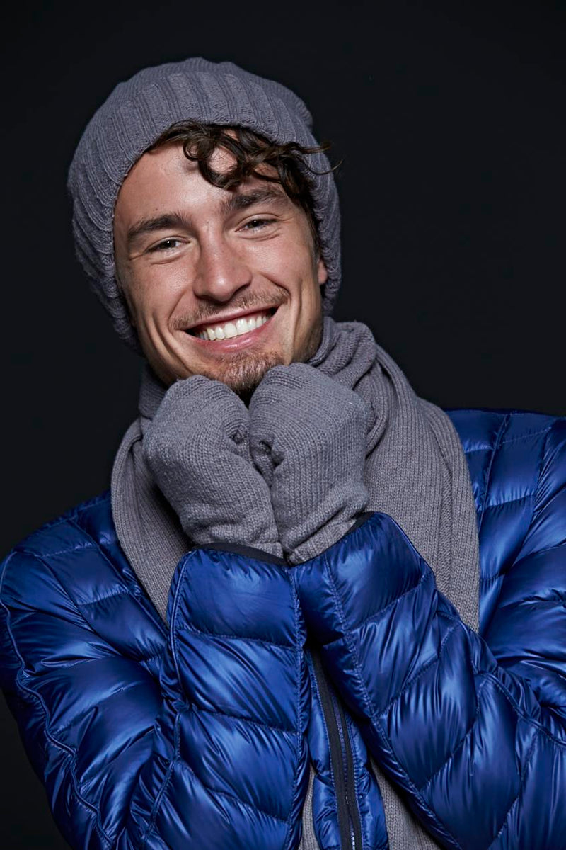 Laden Sie das Bild in Galerie -Viewer, Eleganter Strickschal aus Melange-Garnen - MB7978
