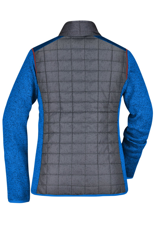 Strickfleecejacke im stylischen Materialmix - JN741