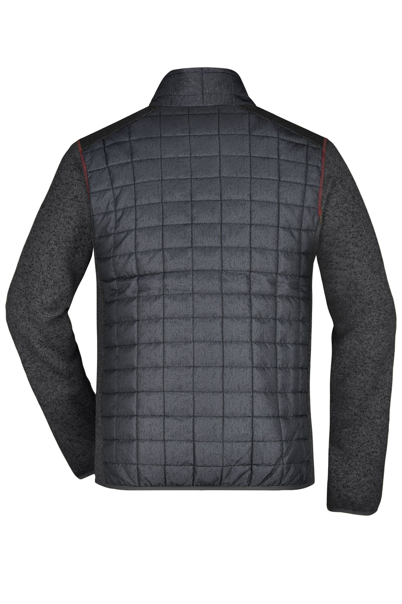 Laden Sie das Bild in Galerie -Viewer, Strickfleecejacke im stylischen Materialmix - JN742
