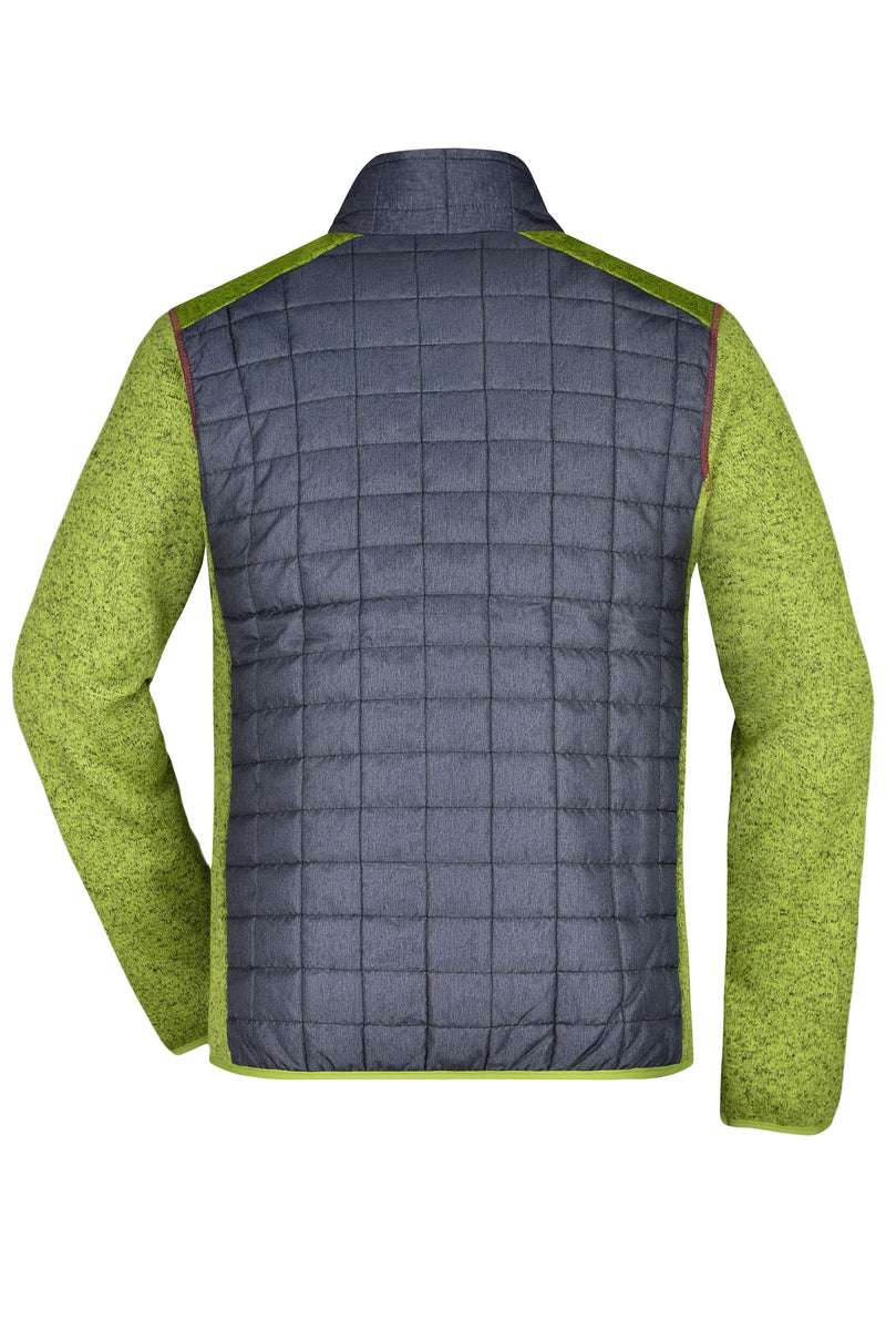 Laden Sie das Bild in Galerie -Viewer, Strickfleecejacke im stylischen Materialmix - JN742

