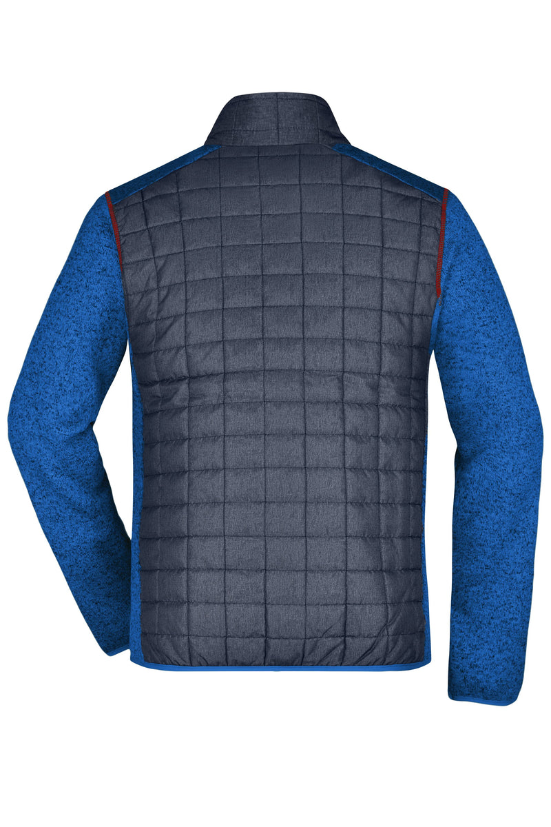 Laden Sie das Bild in Galerie -Viewer, Strickfleecejacke im stylischen Materialmix - JN742
