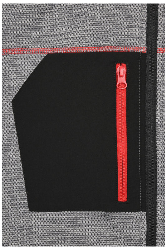 Pflegeleichte Strick-Fleecejacke für Arbeit und Freizeit - JN1817