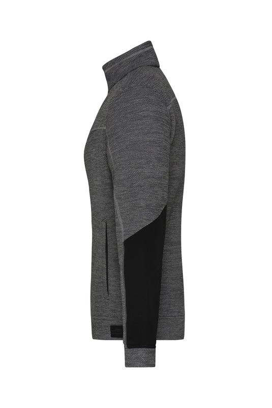 Pflegeleichte Strick-Fleecejacke für Arbeit und Freizeit - JN1817