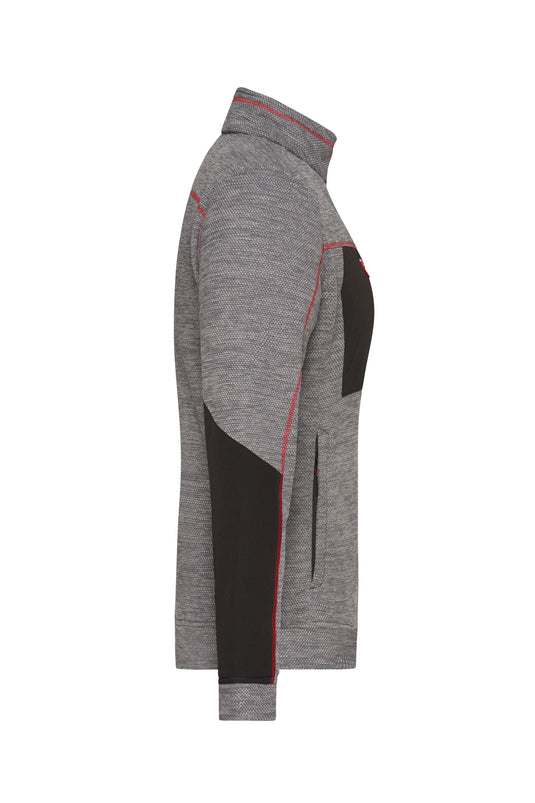 Pflegeleichte Strick-Fleecejacke für Arbeit und Freizeit - JN1817