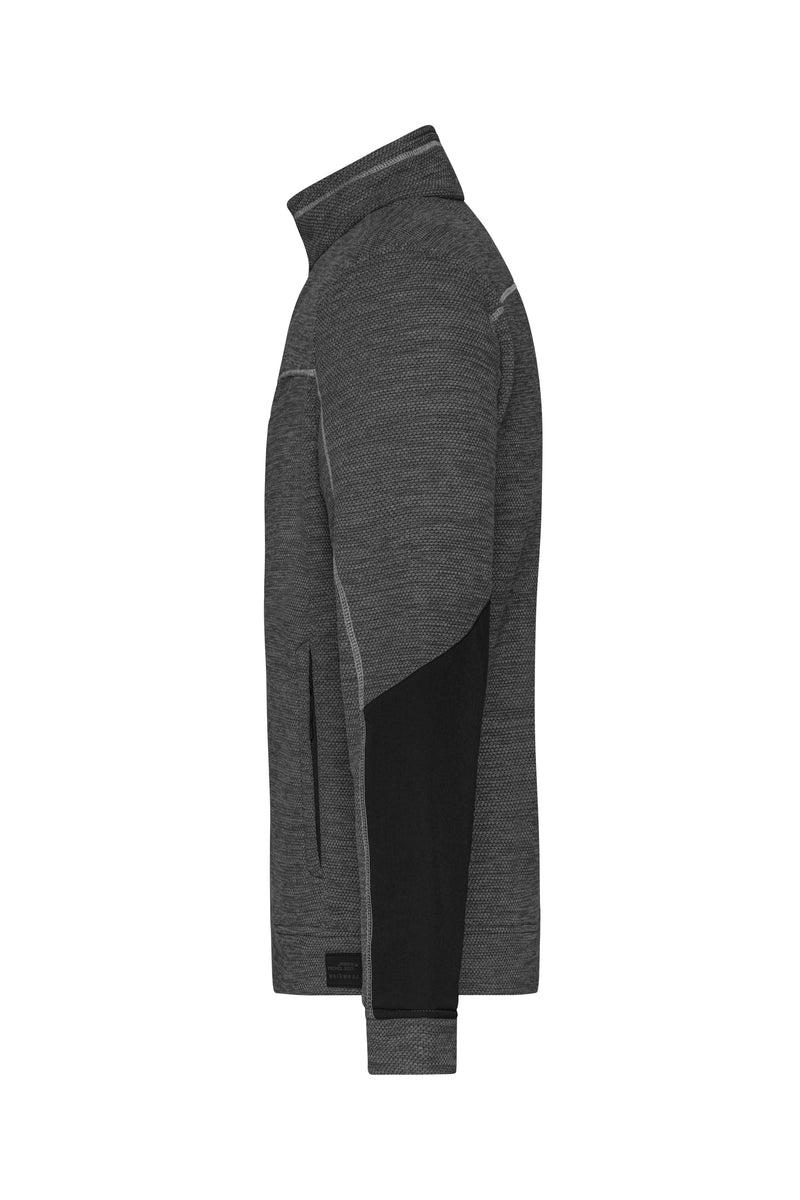 Laden Sie das Bild in Galerie -Viewer, Pflegeleichte Strick-Fleecejacke für Arbeit und Freizeit - JN1818
