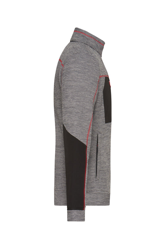 Pflegeleichte Strick-Fleecejacke für Arbeit und Freizeit - JN1818